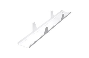 Goulotte passe-câbles horizontale extra ouverte universelle L 120 cm x P 15 x H 12 cm