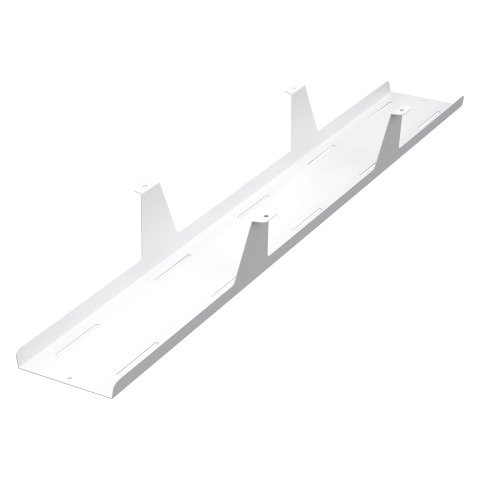 Canaleta pasacables horizontal extra abierta universal An 120 cm x Fon 15 x Alt 12 cm Blanco