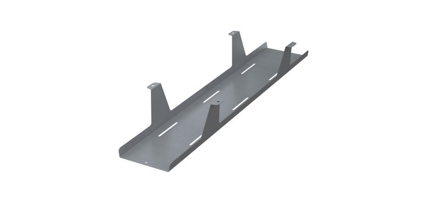 Horizontal extra open universal cable duct L 90 cm x D 15 x H 12 cm