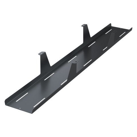 Canaleta pasacables horizontal extra abierta universal An 120 cm x Fon 15 x Alt 12 cm Antracita