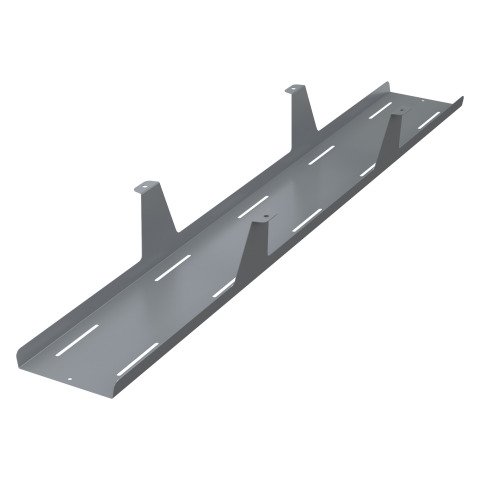 Canaleta pasacables horizontal extra abierta universal An 120 cm x Fon 15 x Alt 12 cm Aluminio