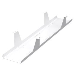 Goulotte passe-câbles horizontale extra ouverte universelle L 90 cm x P 15 x H 12 cm
