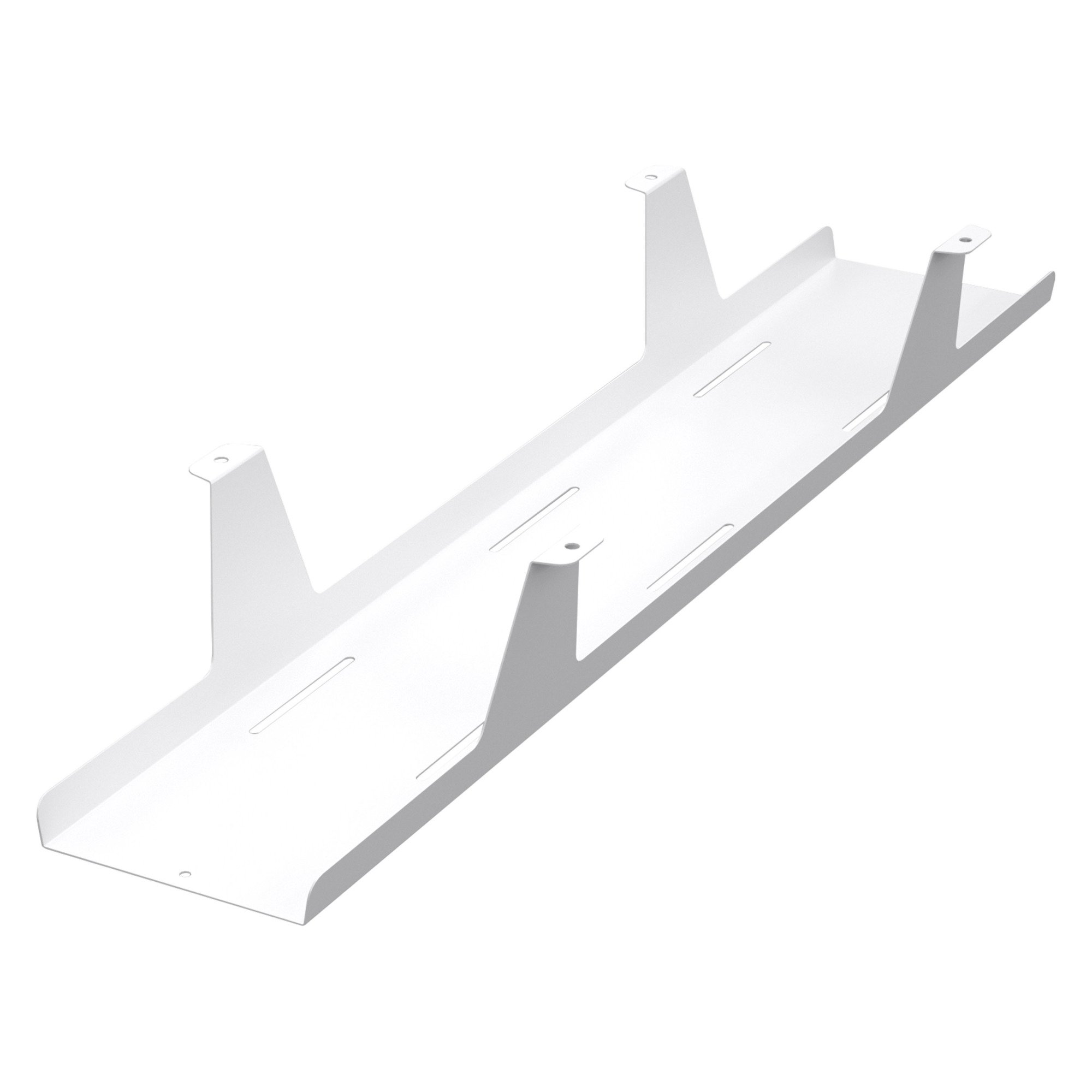 Goulotte passe-câbles horizontale extra ouverte universelle L 90 cm x P 15 x H 12 cm