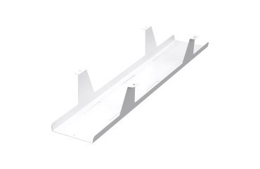 Goulotte passe-câbles horizontale extra ouverte universelle L 90 cm x P 15 x H 12 cm