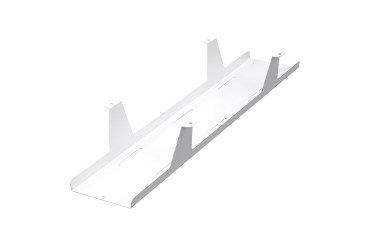 Goulotte passe-câbles horizontale extra ouverte universelle L 90 cm x P 15 x H 12 cm