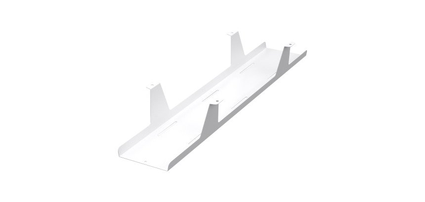 Canaleta pasacables horizontal extra abierta universal An 90 cm x Fon 15 x Alt 12 cm