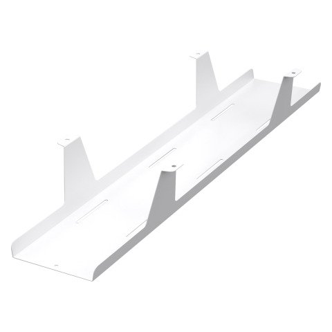 Canaleta pasacables horizontal extra abierta universal An 90 cm x Fon 15 x Alt 12 cm Blanco
