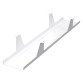 Goulotte passe-câbles horizontale extra ouverte universelle L 90 cm x P 15 x H 12 cm