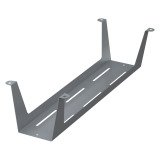Canalina passacavi alluminio 50 cm per scrivania singola