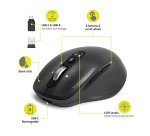 Souris sans fil Port Business rechargeable