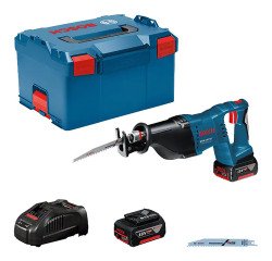 Bosch Professional GSA 18V-LI Akku-Säbelsäge + 2 Akkus + Ladegerät