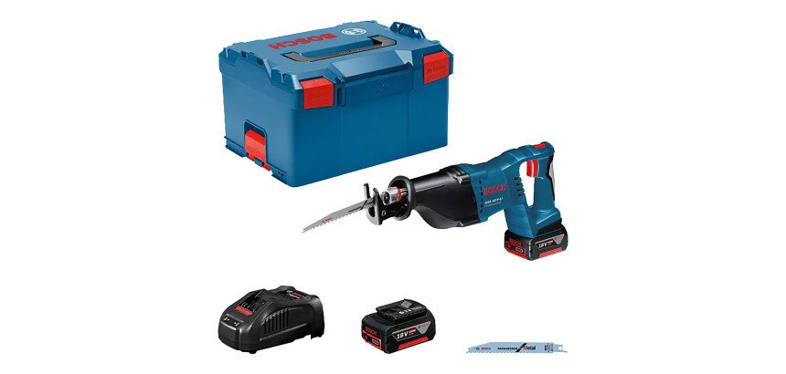 Scie sabre sans fil Bosch Professional GSA 18V-LI + 2 batteries + Chargeur