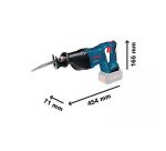 Scie sabre sans fil Bosch Professional GSA 18V-LI + 2 batteries + Chargeur