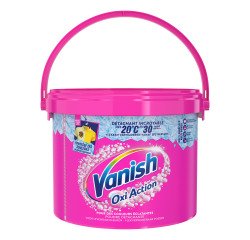 Vlekkenverwijderaar poeder Vanish Oxi Action - 90 wasbeurten - Emmer 2,7 kg