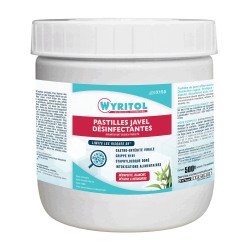 Pastilles Javel effervescentes Wyritol eucalyptus - Boîte de 150