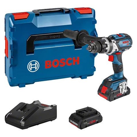 Perceuse-visseuse à percussion sans fil Bosch Professional GSB 18V-110 C + 2 batteries + Chargeur
