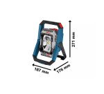 Projecteur de Chantier Sans Fil Bosch Professional GLI 18V-2200 C