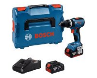 Accuboormachine Bosch Professional GSB 18V-65 draadloos + 2 accu's + oplader.