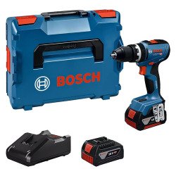 Perceuse-visseuse à percussion sans fil Bosch Professional GSB 18V-65 + 2 batteries + Chargeur
