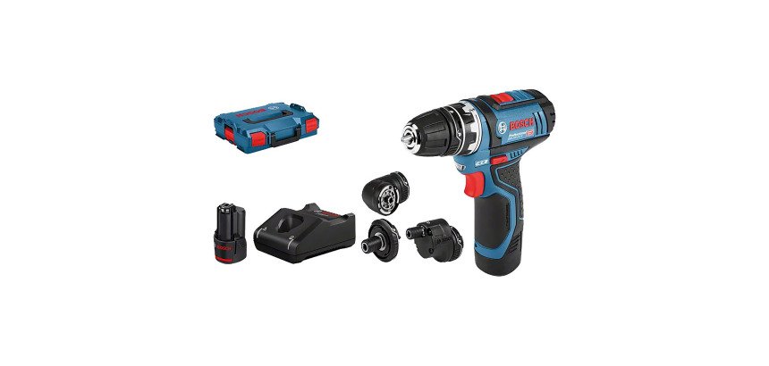 Perceuse-visseuse sans fil Bosch Professional GSR 12V-15 FC + 2 batteries + Chargeur