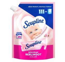 Assouplissant Soupline Hypoallergénique au lait d'amande douce - Recharge de 600 ml
