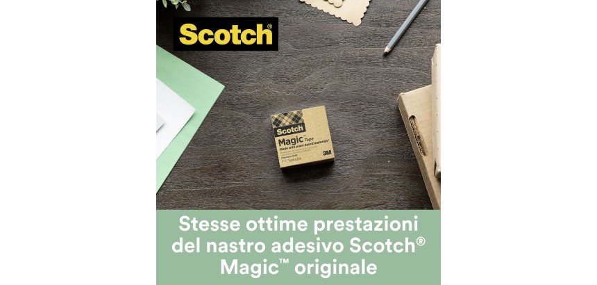 Nastro adesivo Scotch Magic 900 19 mm x 30 m trasparente