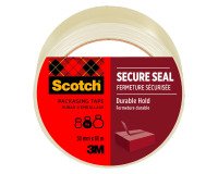 Ruban adhésif d'emballage SECURE SEAL Scotch, 50 mm x 66 m, transparent