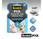 Ruban adhésif Scotch double face extra fort - Largeur 19 mm x longueur 5 m