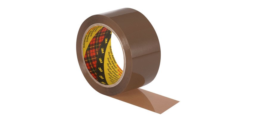 Lot de 6 rubans adhésifs d'emballage polypropylène 54 µ 3739 Scotch, 50 mm x 66 m