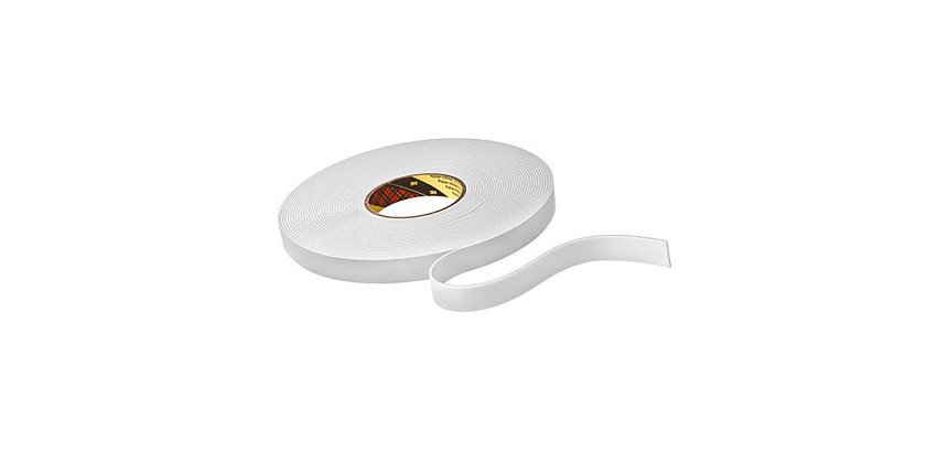 ruban adhésif mousse double face 9515W, blanc