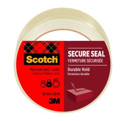 Ruban adhésif d'emballage polypropylène SECURE SEAL, 50 mm x 50 m