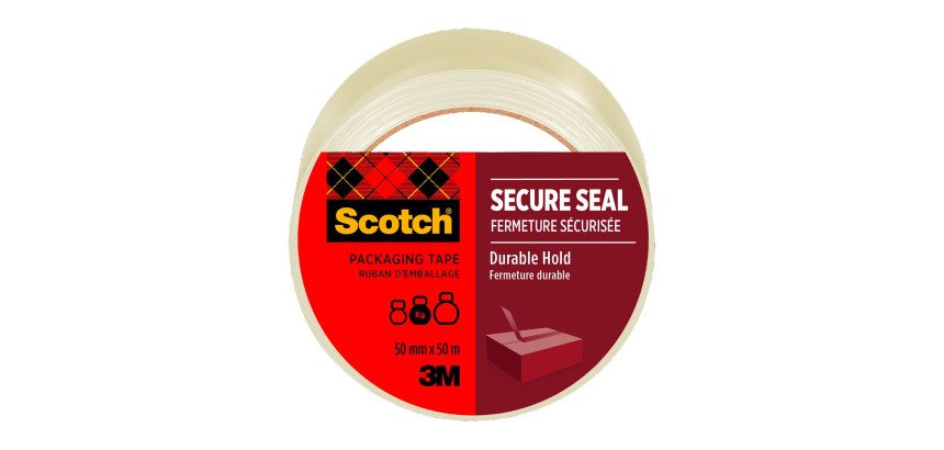 Ruban adhésif d'emballage polypropylène SECURE SEAL, 50 mm x 50 m