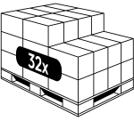 Paper A4 white 80 g Clairefontaine Clairalfa - disposable pallet 160 reams