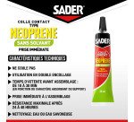 Colle contact type néoprène sans solvant - transparent - 30 mL