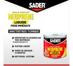 Colle contact néoprène multi-usages - liquide -  transparent - 500 mL