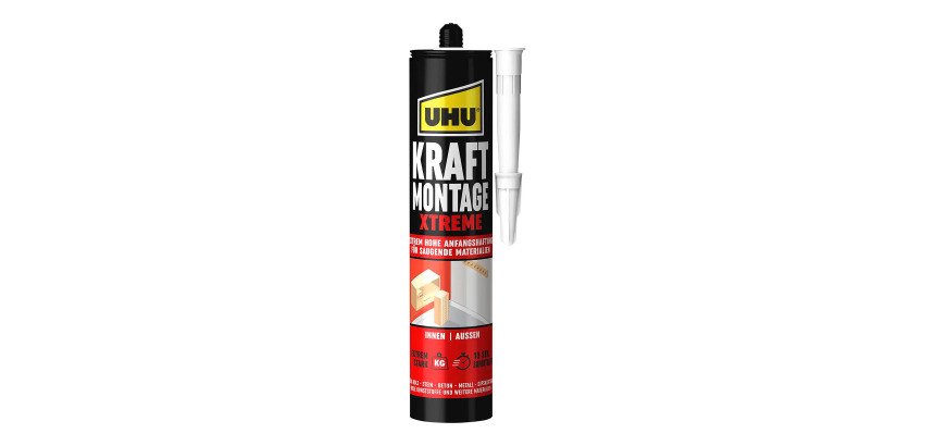 Colle de Montage Kraft Xtreme UHU - Fixation Ultra-Forte Sans Solvant
