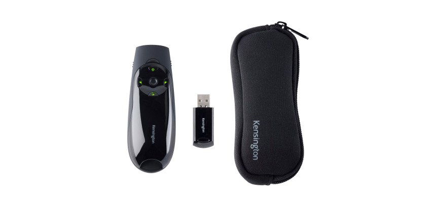 Télécommande de présentation avec pointeur laser vert Kensington