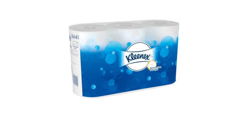 Papier toilette double épaisseur Kleenex - 6 rouleaux de 600 feuilles