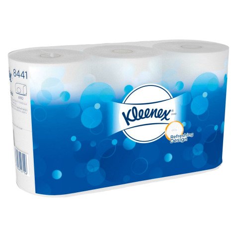 Papier toilette double épaisseur Kleenex - 6 rouleaux de 600 feuilles