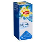 Infusion camomille Lipton Relax - Boîte de 25 sachets