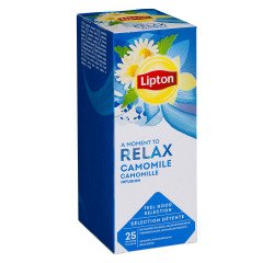 Infusion camomille Lipton Relax - Boîte de 25 sachets