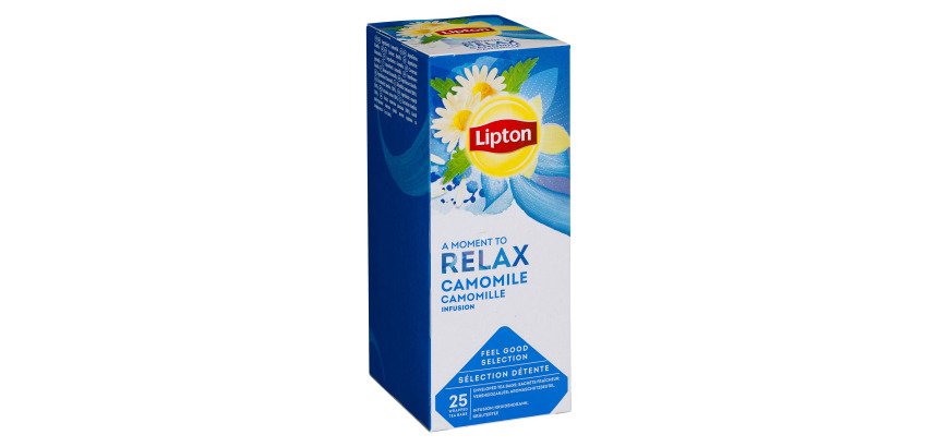 Infusion camomille Lipton Relax - Boîte de 25 sachets
