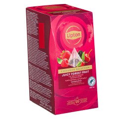 Thé noir fruits rouges Lipton Exclusive Selection - Boîte de 25 sachets pyramides