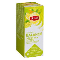 Thé vert agrumes Lipton Balance - Boîte de 25 sachets