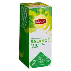 Thé vert Lipton Balance - Boîte de 25 sachets