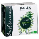 Thé vert Sencha Bio Pagès - Boîte de 50 sachets