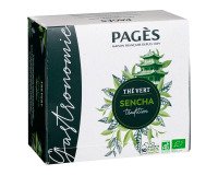 Thé vert Sencha Bio Pagès - Boîte de 50 sachets