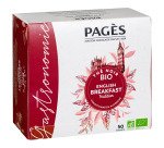 Thé noir English Breakfast Bio Pagès - Boîte de 50 sachets