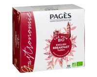 Thé noir English Breakfast Bio Pagès - Boîte de 50 sachets