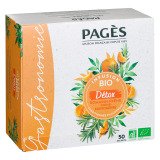 Infusion Détox Bio Pagès - Boîte de 50 sachets